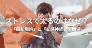 ストレスで太るのはなぜ？「脂肪燃焼」と「交感神経」の関係