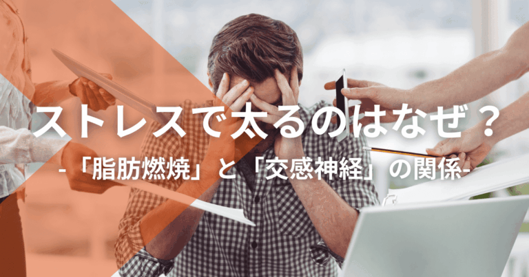 ストレスで太るのはなぜ？「脂肪燃焼」と「交感神経」の関係