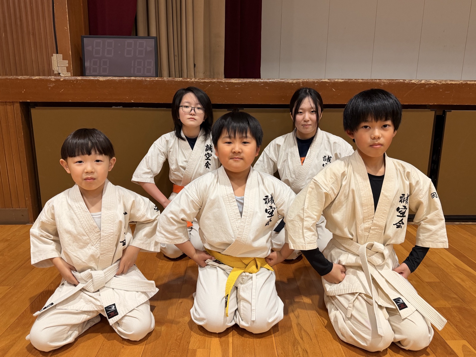 誠空会 川西緑台支部 子どもたちの集合写真
