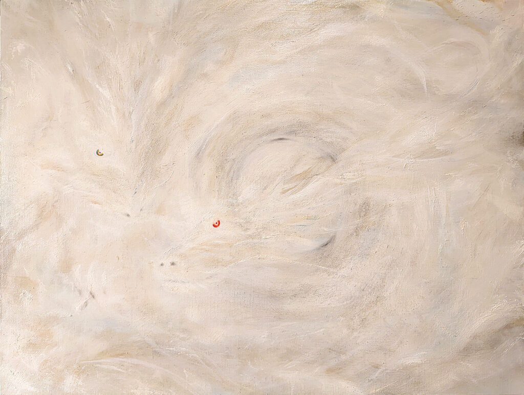 鈴木雄太の絵画作品『三』(2022年)